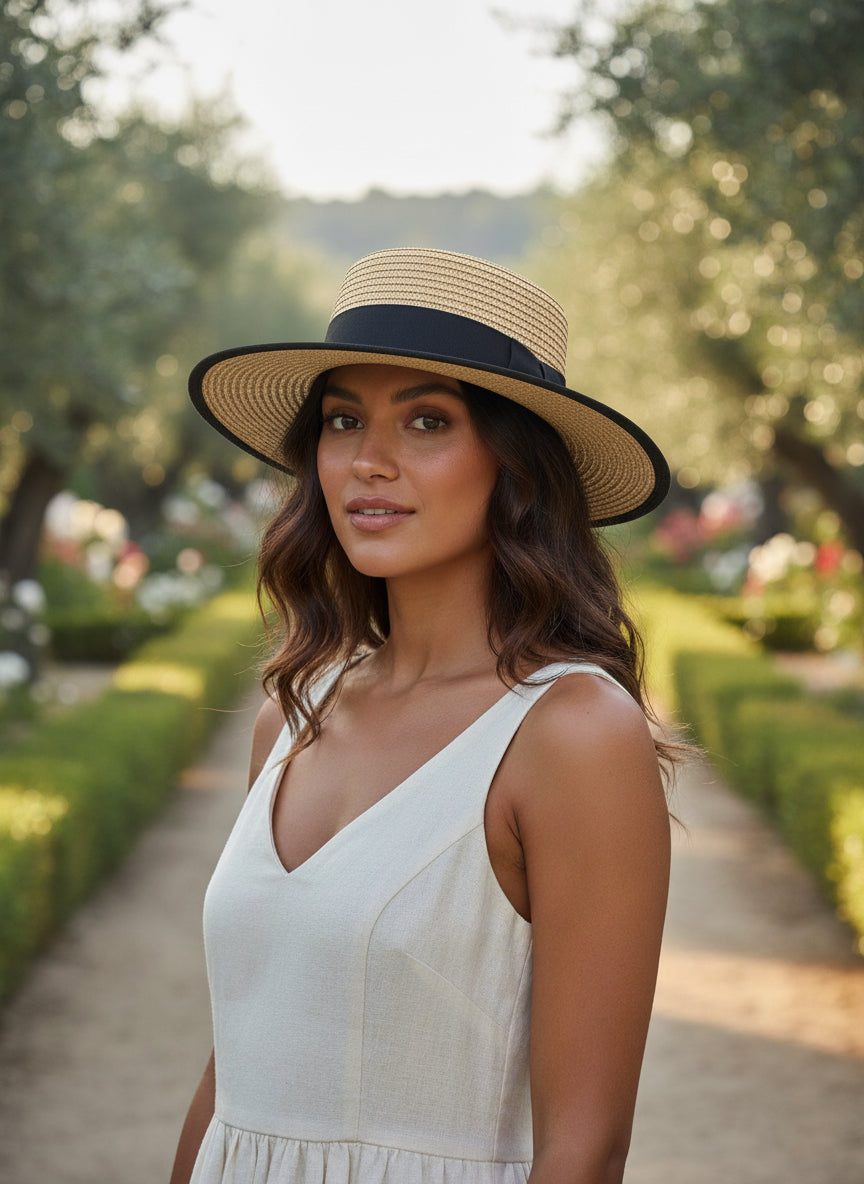 Summer Sun Classic Panama Straw Hat
