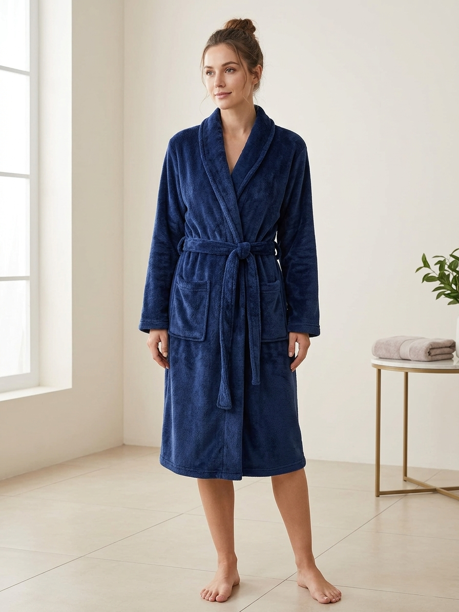 Zush Ladies Plush Fleece Robe