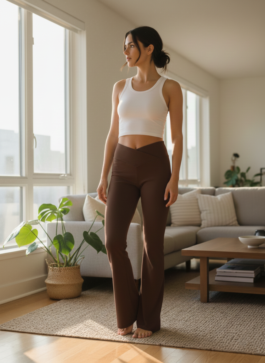 Zush Ladies Flare Leg Yoga Pants