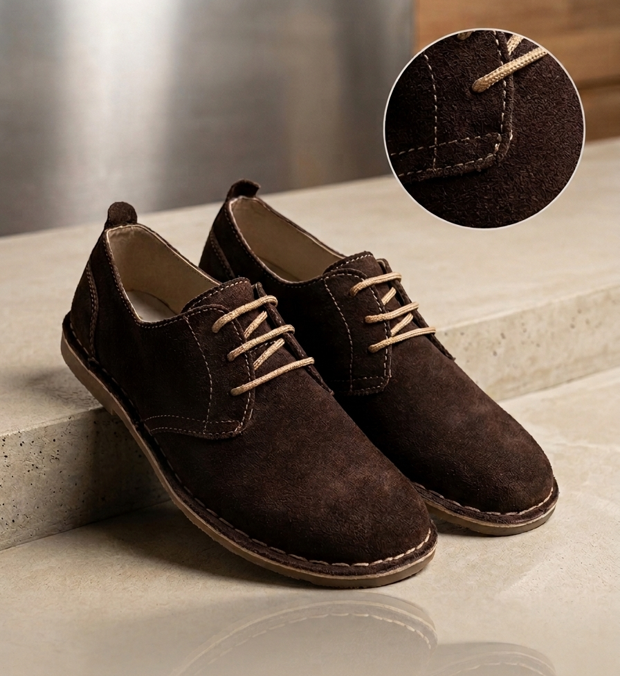 Ladies Suade Leather Vellies