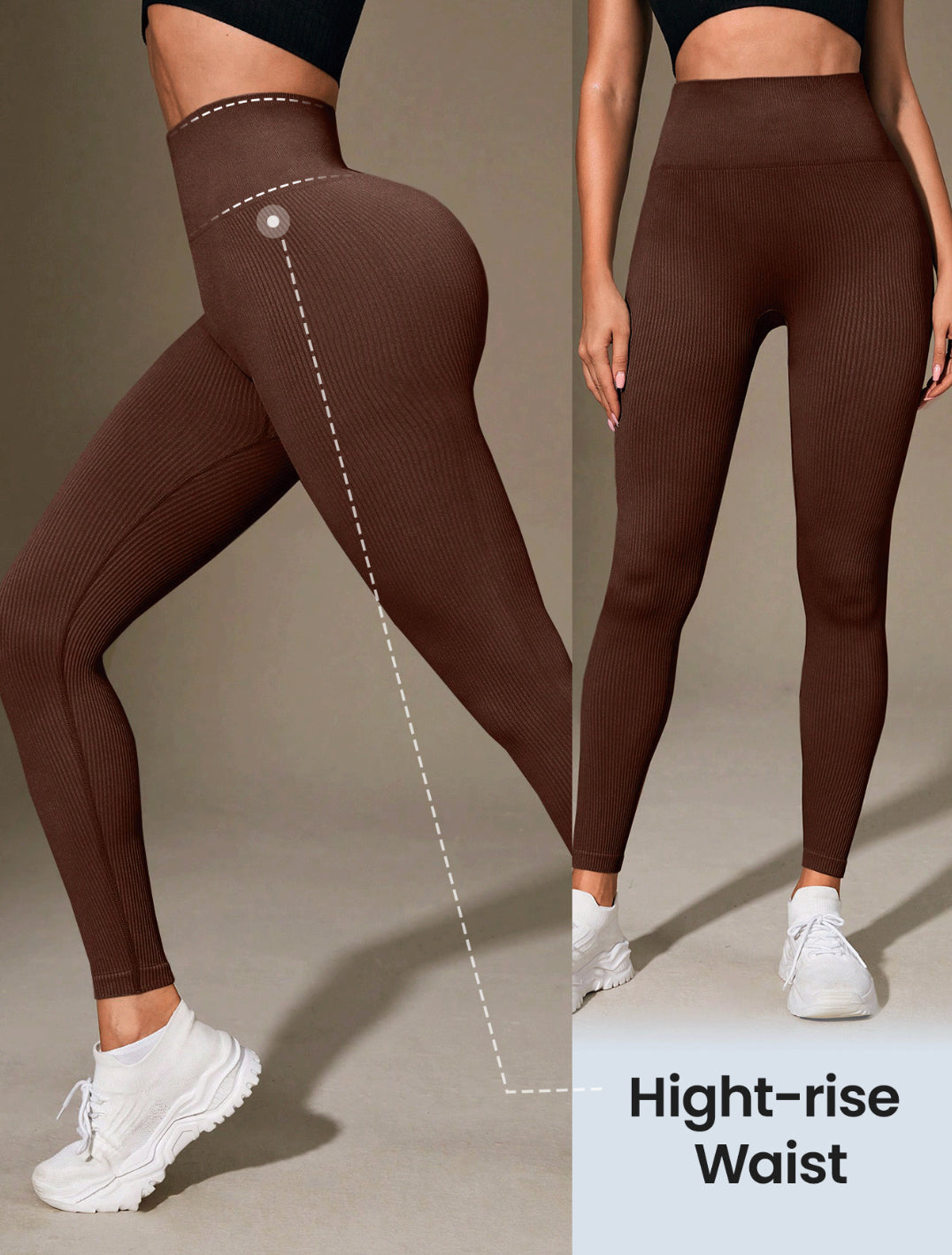 Zush Ladies Studio High Waisted Fitness Sports Leggings