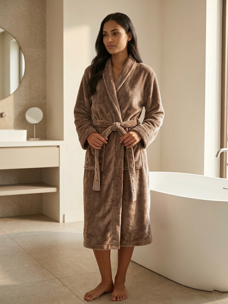 Zush Ladies Plush Fleece Robe