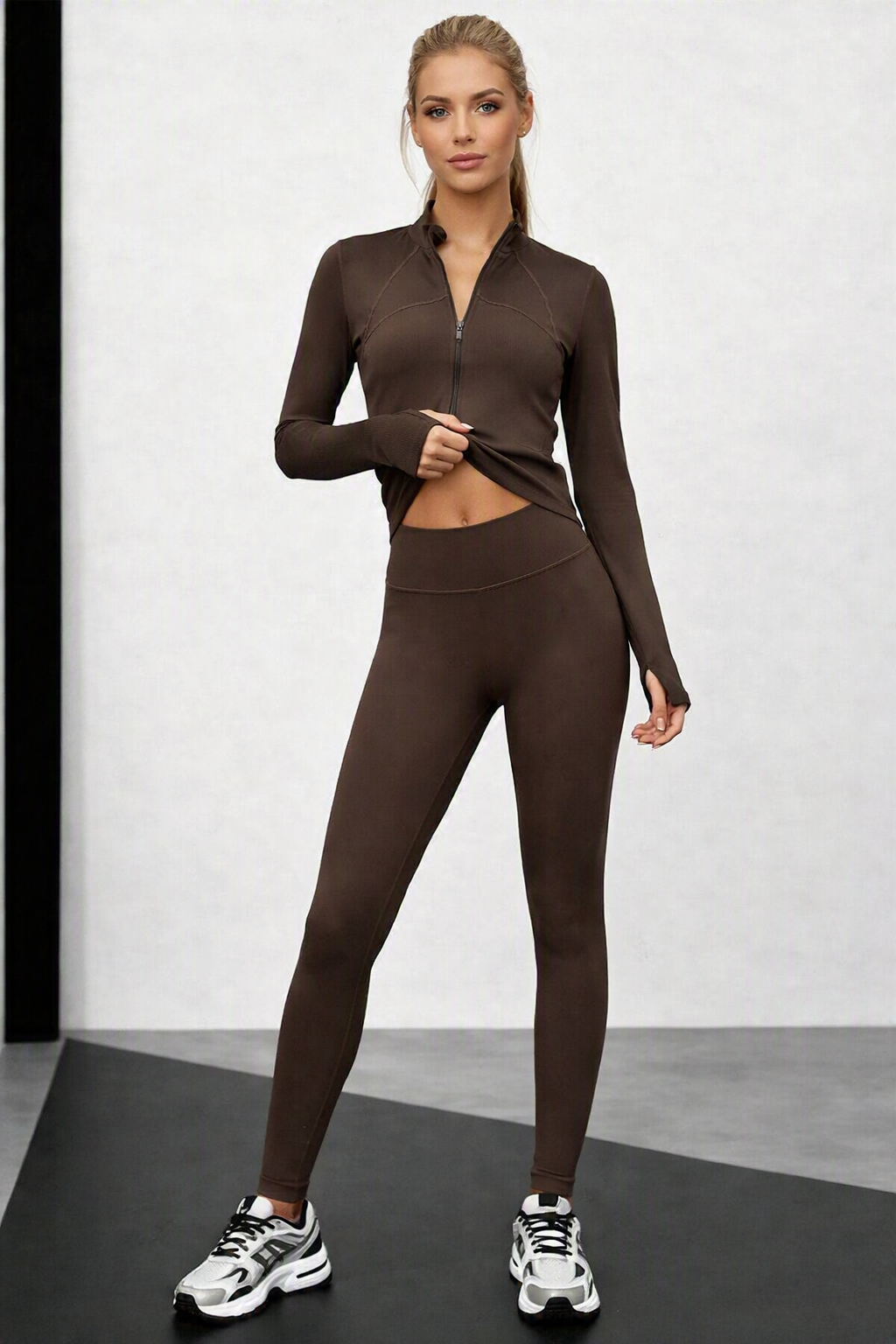 Zush Ladies Active Luxe Two-Piece Tracksuit Set