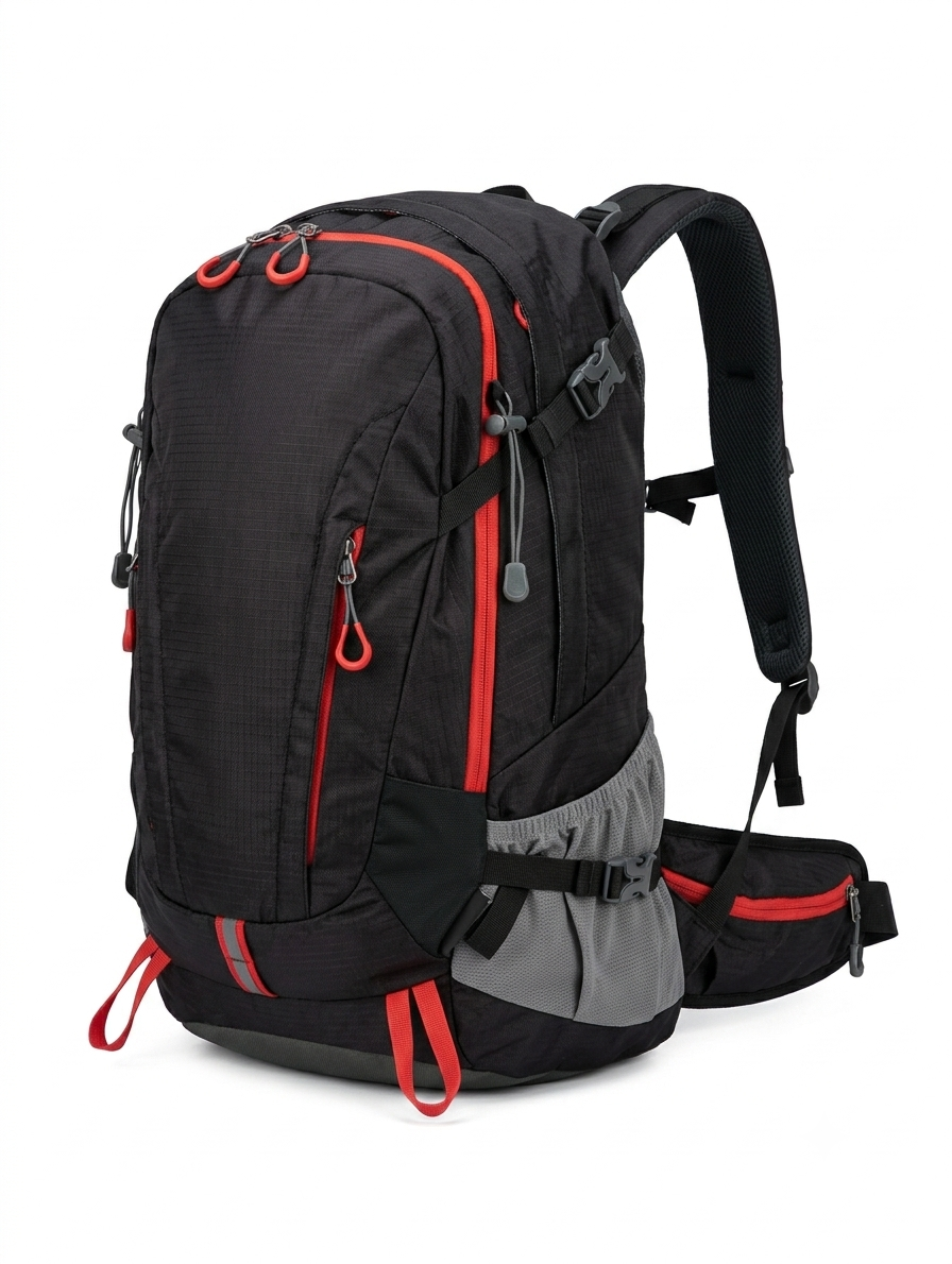 AIRVENTURE 40L Ultralight Hiking Daypack with Airflow Frame & Rain Cover