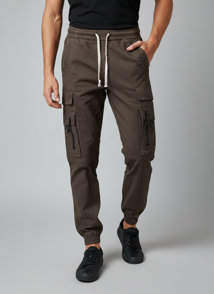 Zush Mens Urban Utility Cargo Jogger Pants