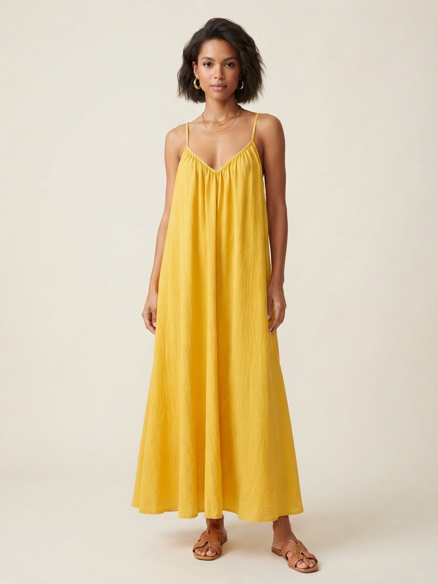 Zush Ladies Breezy Spaghetti Strap Maxi Dress