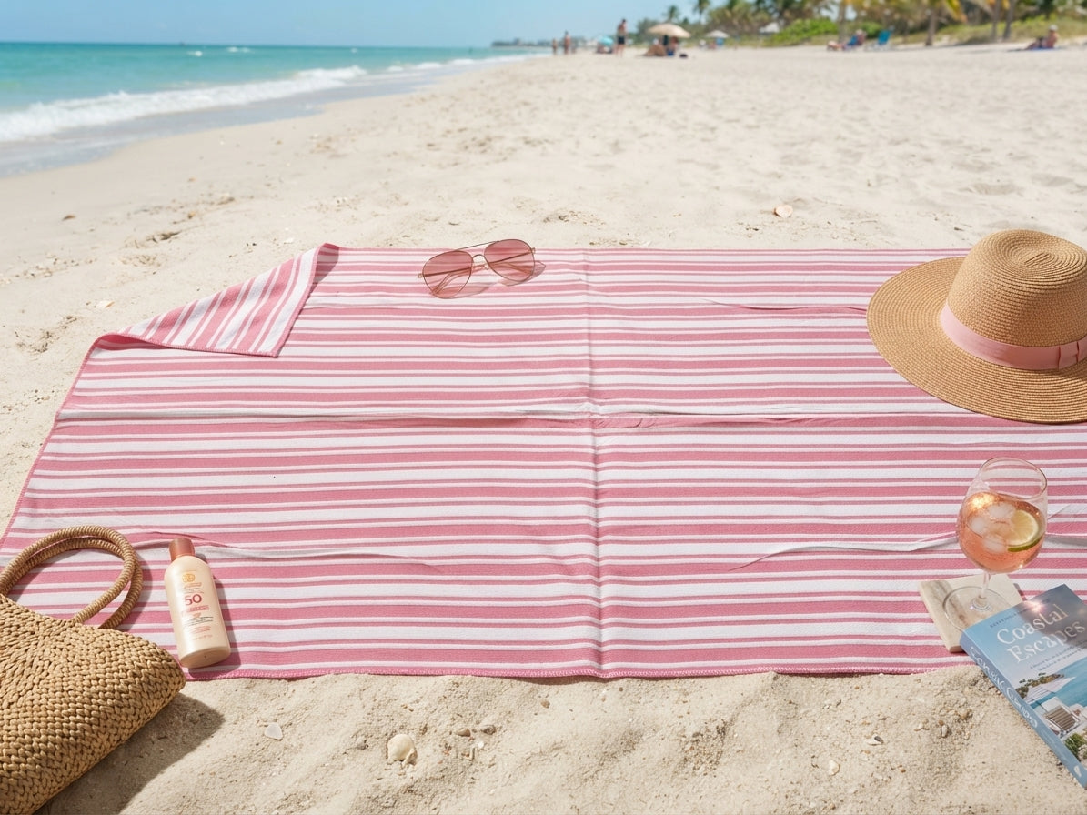 Striped Extra Large Beach / Swimming Towel