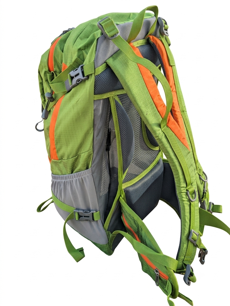 AIRVENTURE 40L Ultralight Hiking Daypack with Airflow Frame & Rain Cover