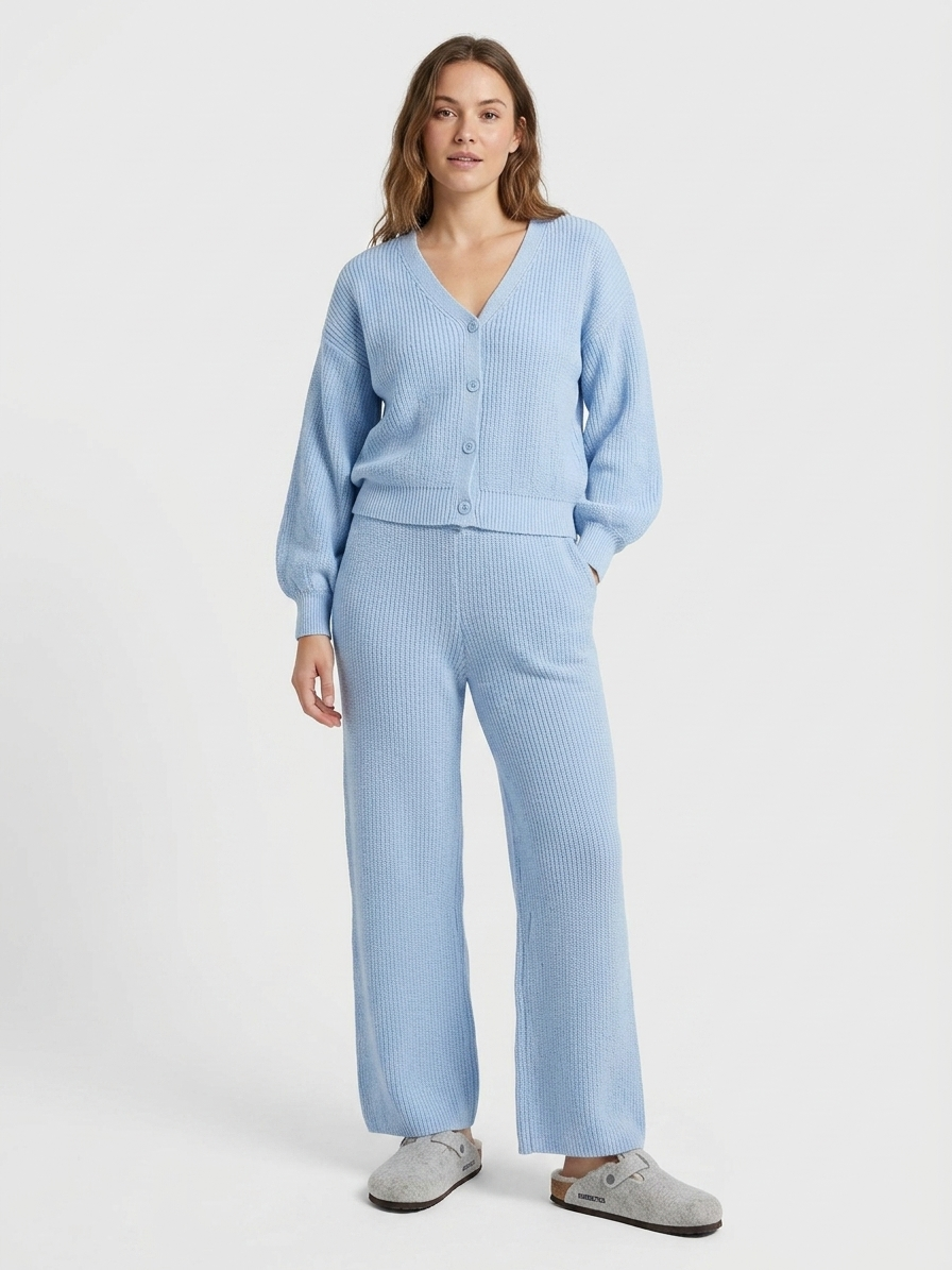 Zush Ladies Knit Loungewear Set