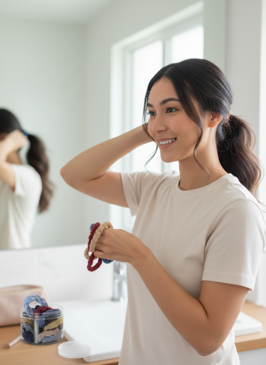 DailyLoops Seamless Hair Scrunchies - 20 Pack