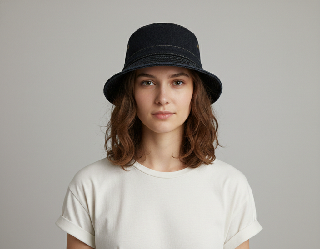 Denim Bucket Hat