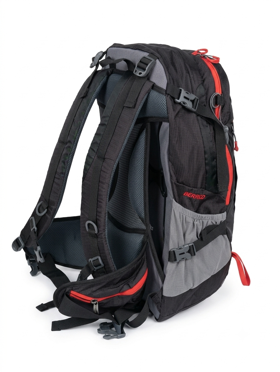 AIRVENTURE 40L Ultralight Hiking Daypack with Airflow Frame & Rain Cover