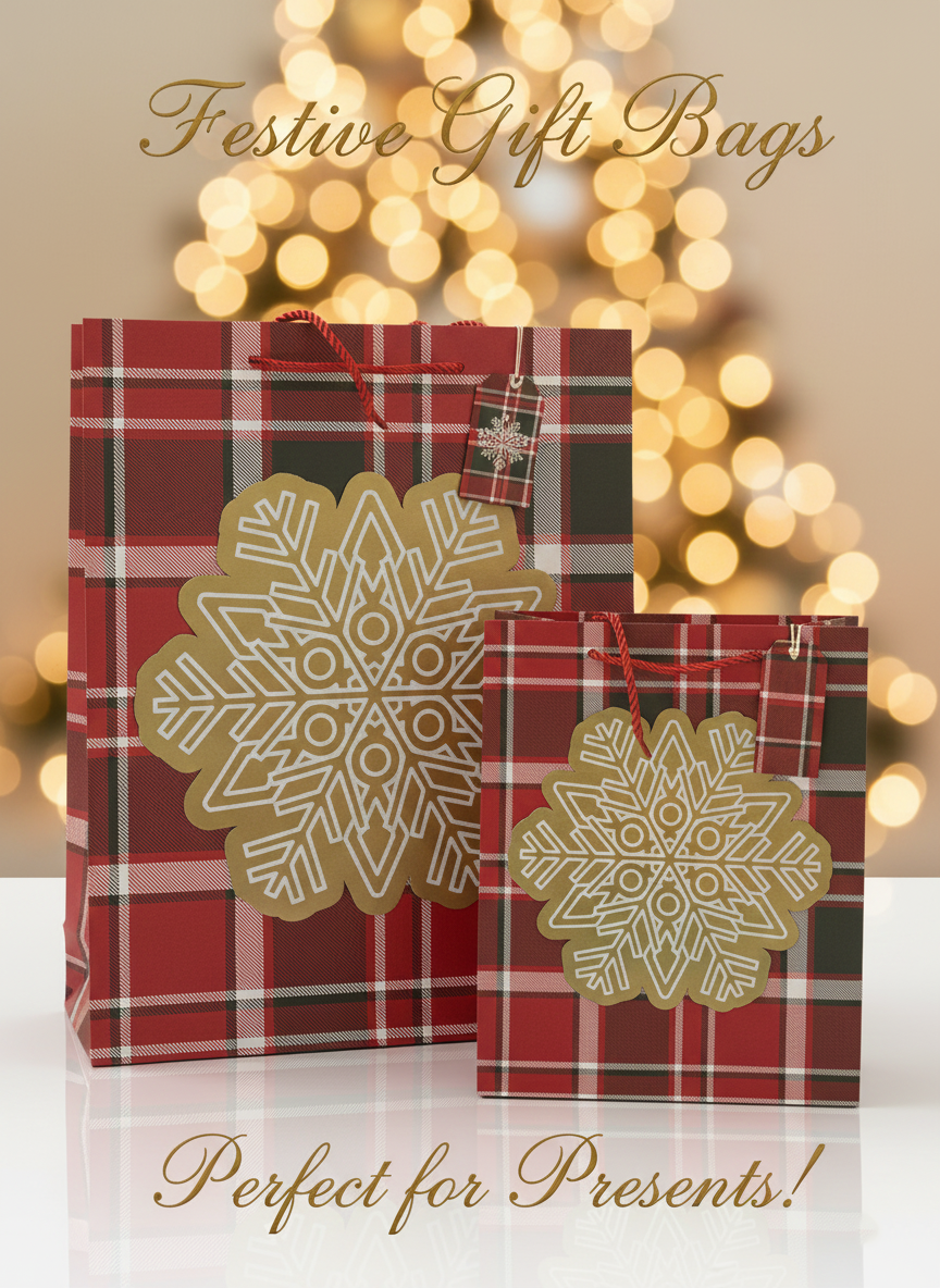 Merry & Bright Christmas Gift Bags
