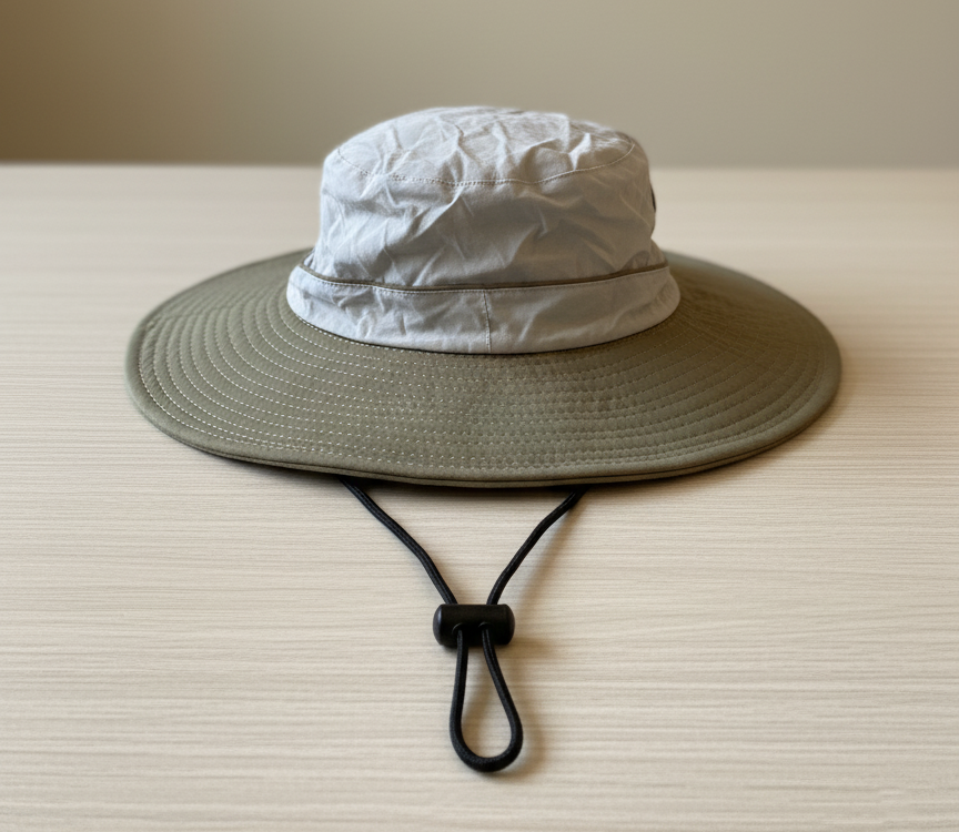 Two-Tone Fisherman Hat with adjustable drawstring