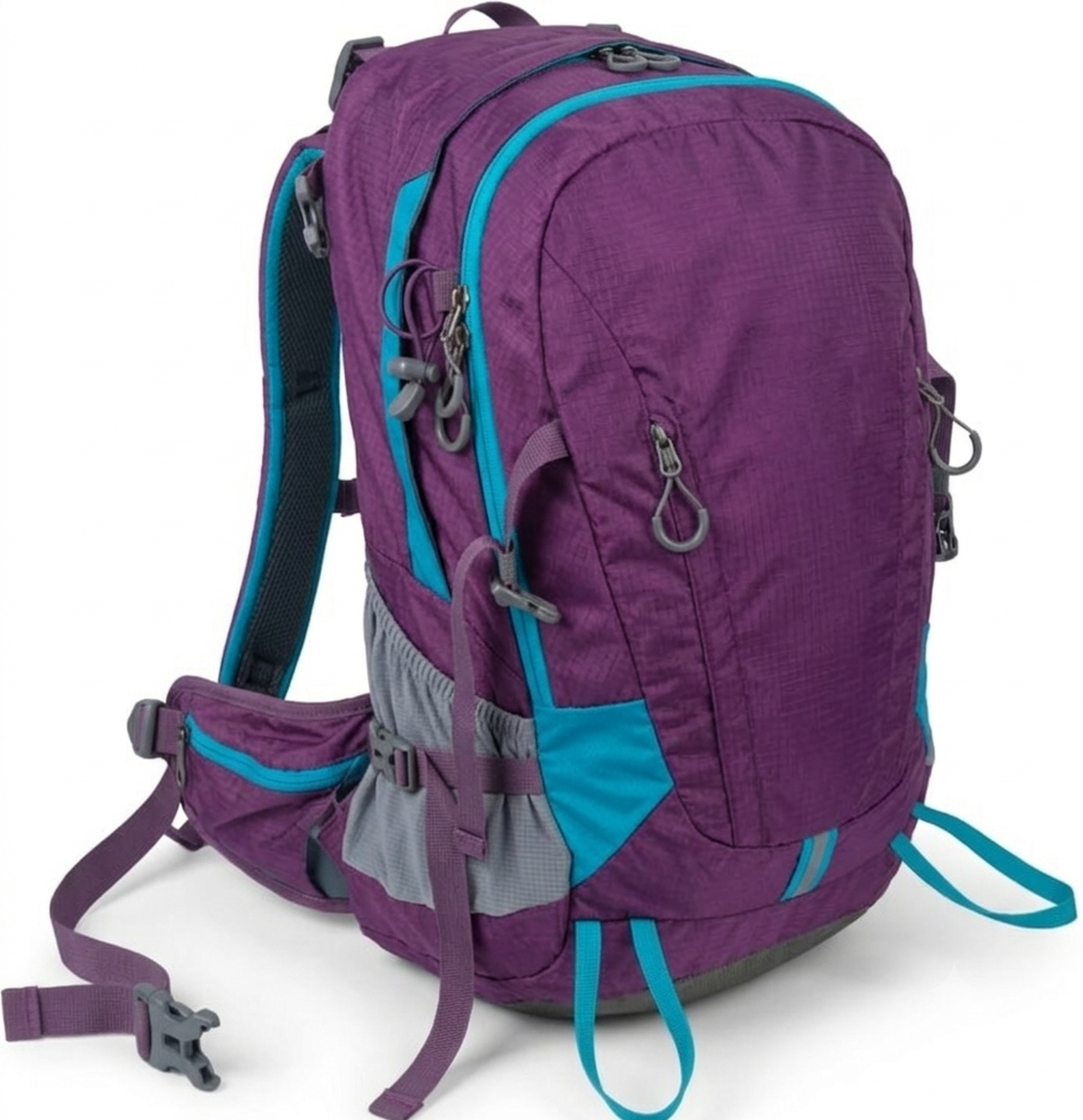 AIRVENTURE 40L Ultralight Hiking Daypack with Airflow Frame & Rain Cover