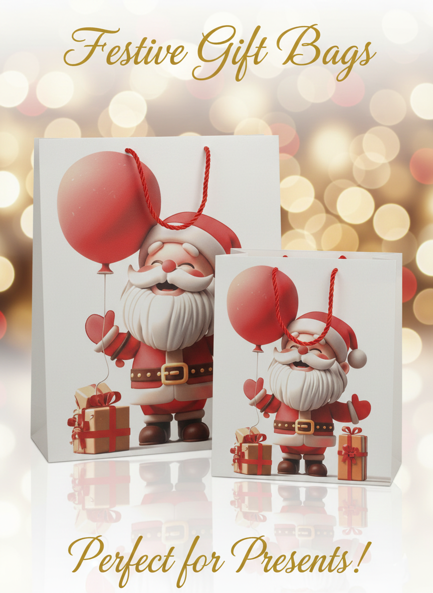 Merry & Bright Christmas Gift Bags