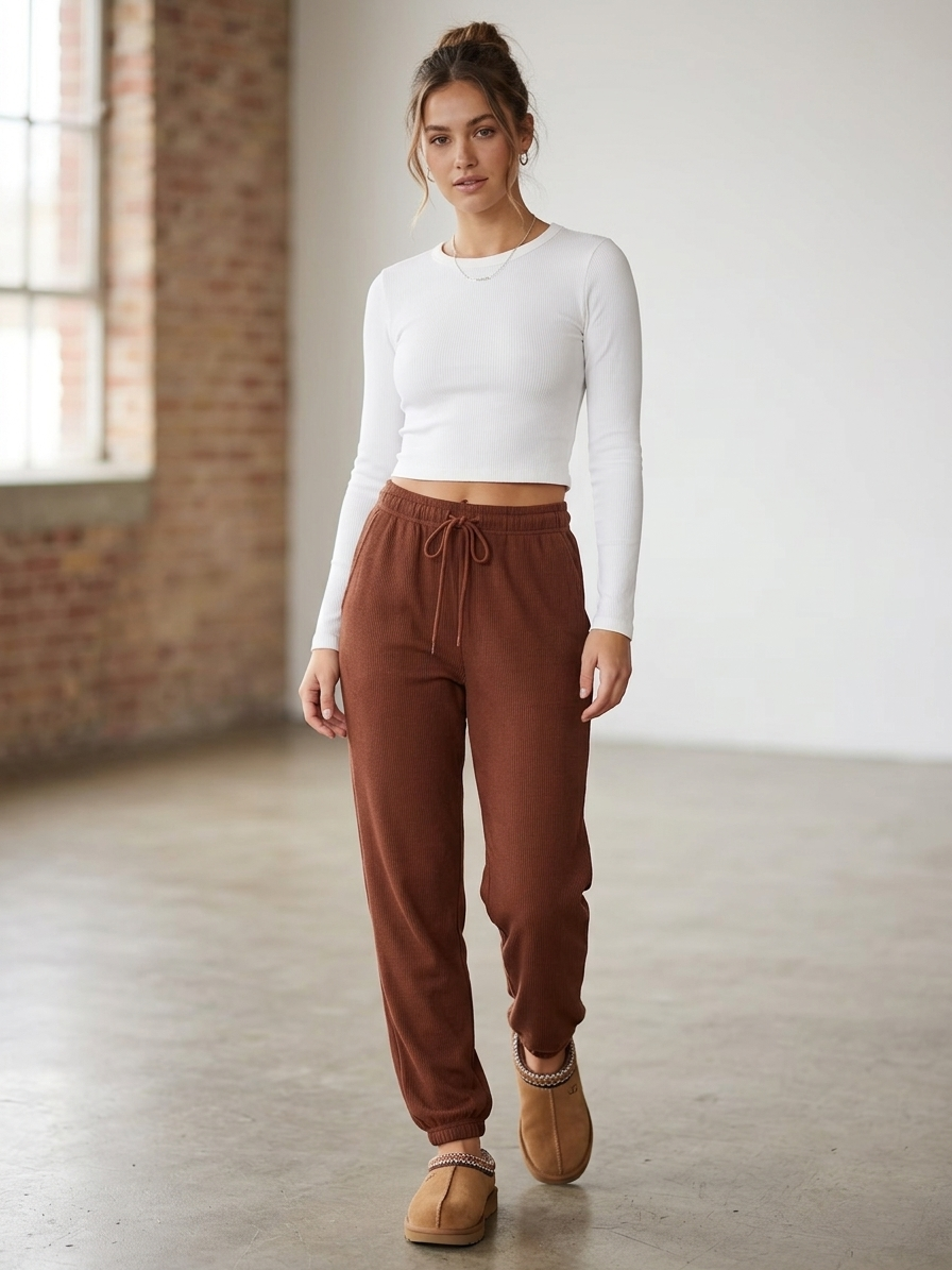 Zush Ladies Drawstring Jogger Sweatpants