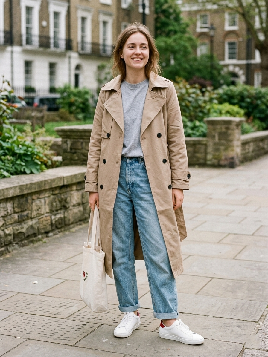 Zush Ladies Trench Coat