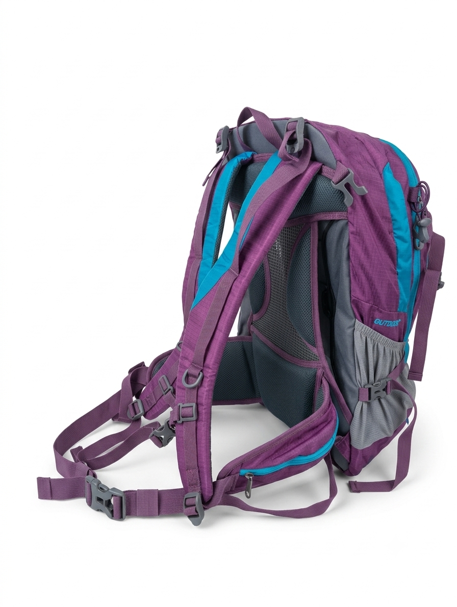 AIRVENTURE 40L Ultralight Hiking Daypack with Airflow Frame & Rain Cover