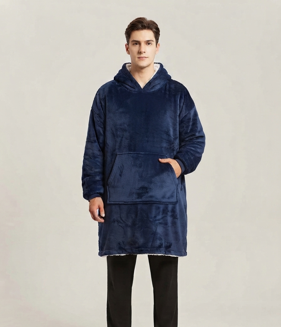 Zush Unisex Snuggle Hoodie Blanket