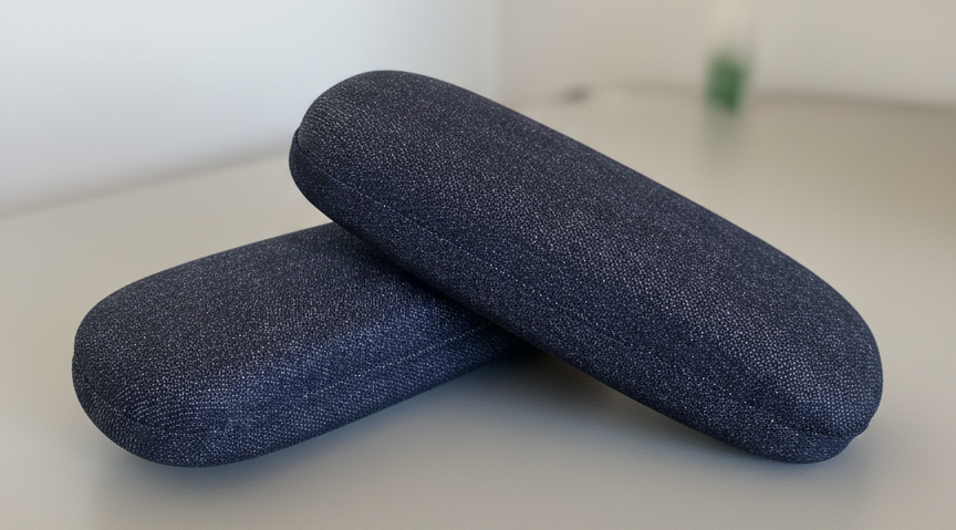 Denim Textured Hard Shell Spectacle Case