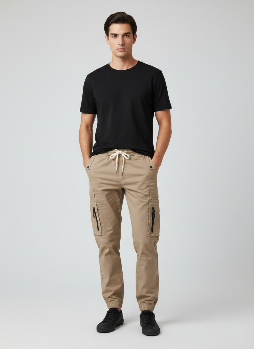 Zush Mens Urban Utility Cargo Jogger Pants