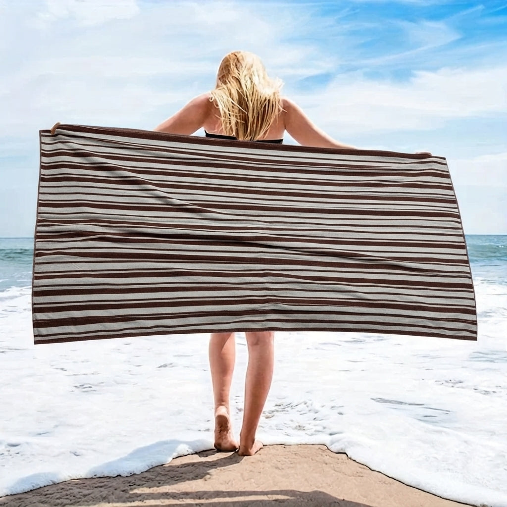 Striped Extra Large Beach / Swimming Towel