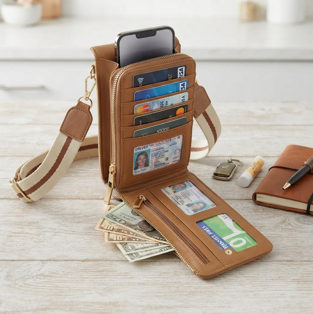 Valerie & Co. Tan Crossbody Bag
