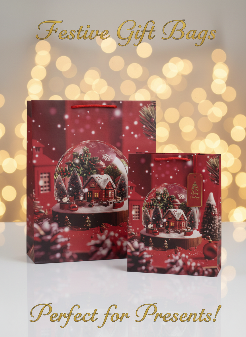Merry & Bright Christmas Gift Bags