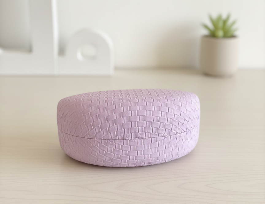 Woven Textured hard shell Sunglasses case