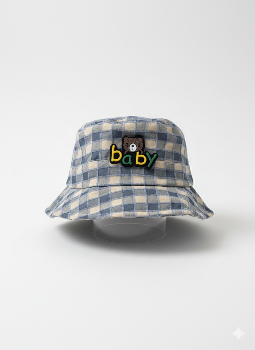 SunSprout Kids Checkered Bucket Hat