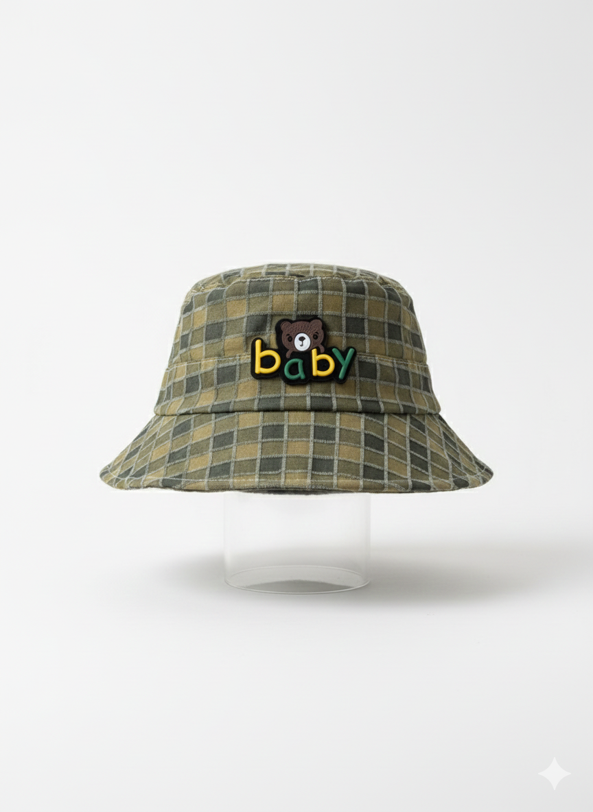 SunSprout Kids Checkered Bucket Hat