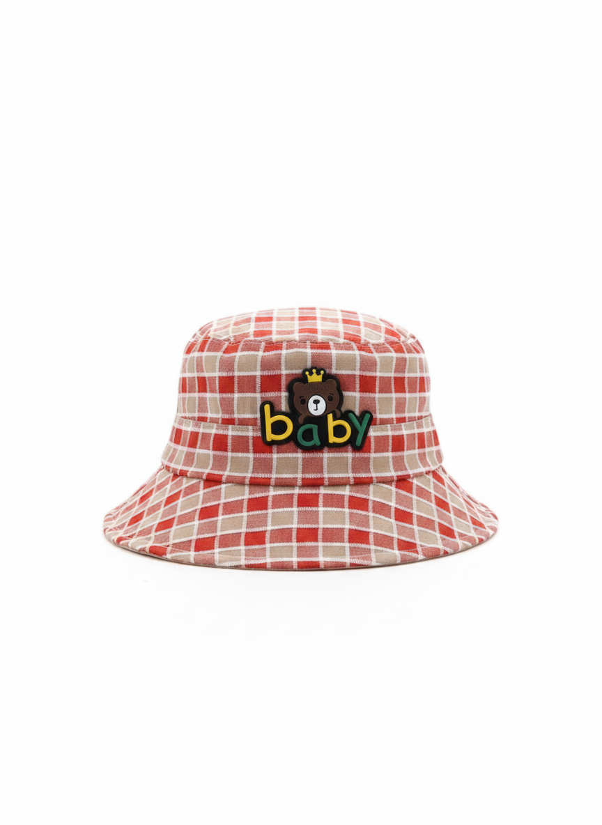 SunSprout Kids Checkered Bucket Hat