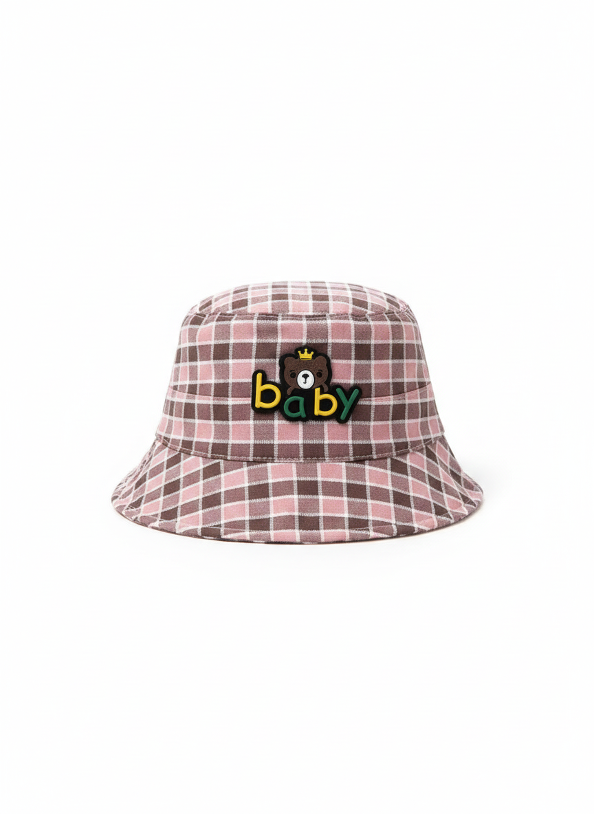 SunSprout Kids Checkered Bucket Hat