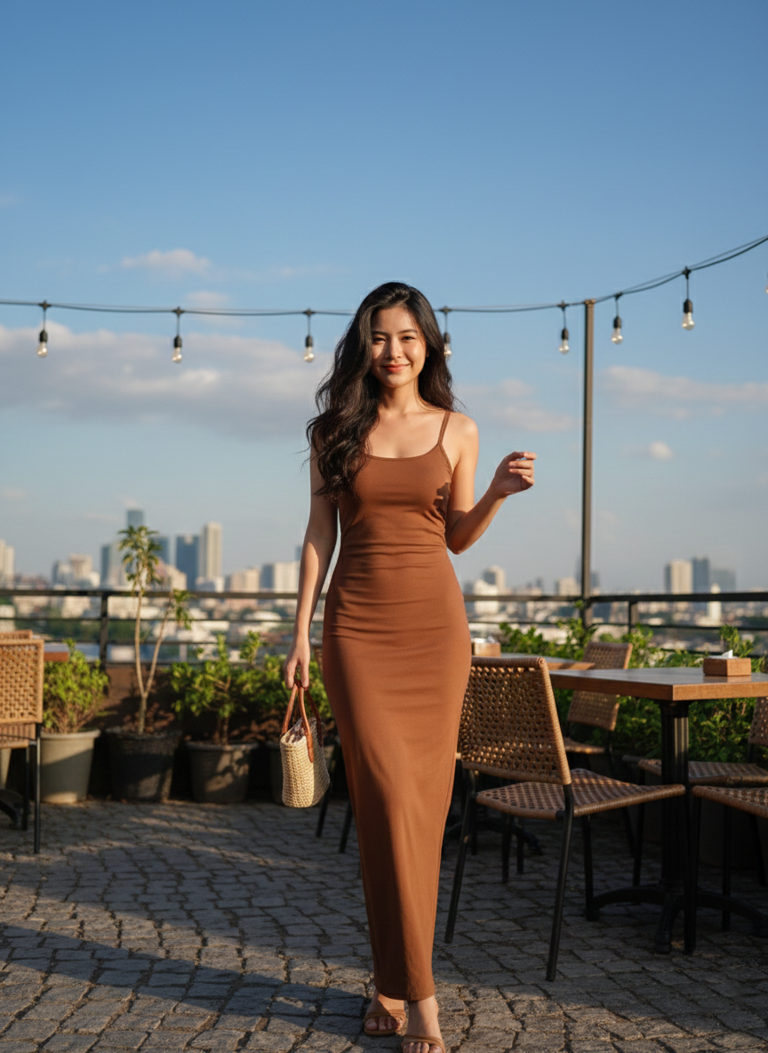 Zush Ladies Long Slip Dress