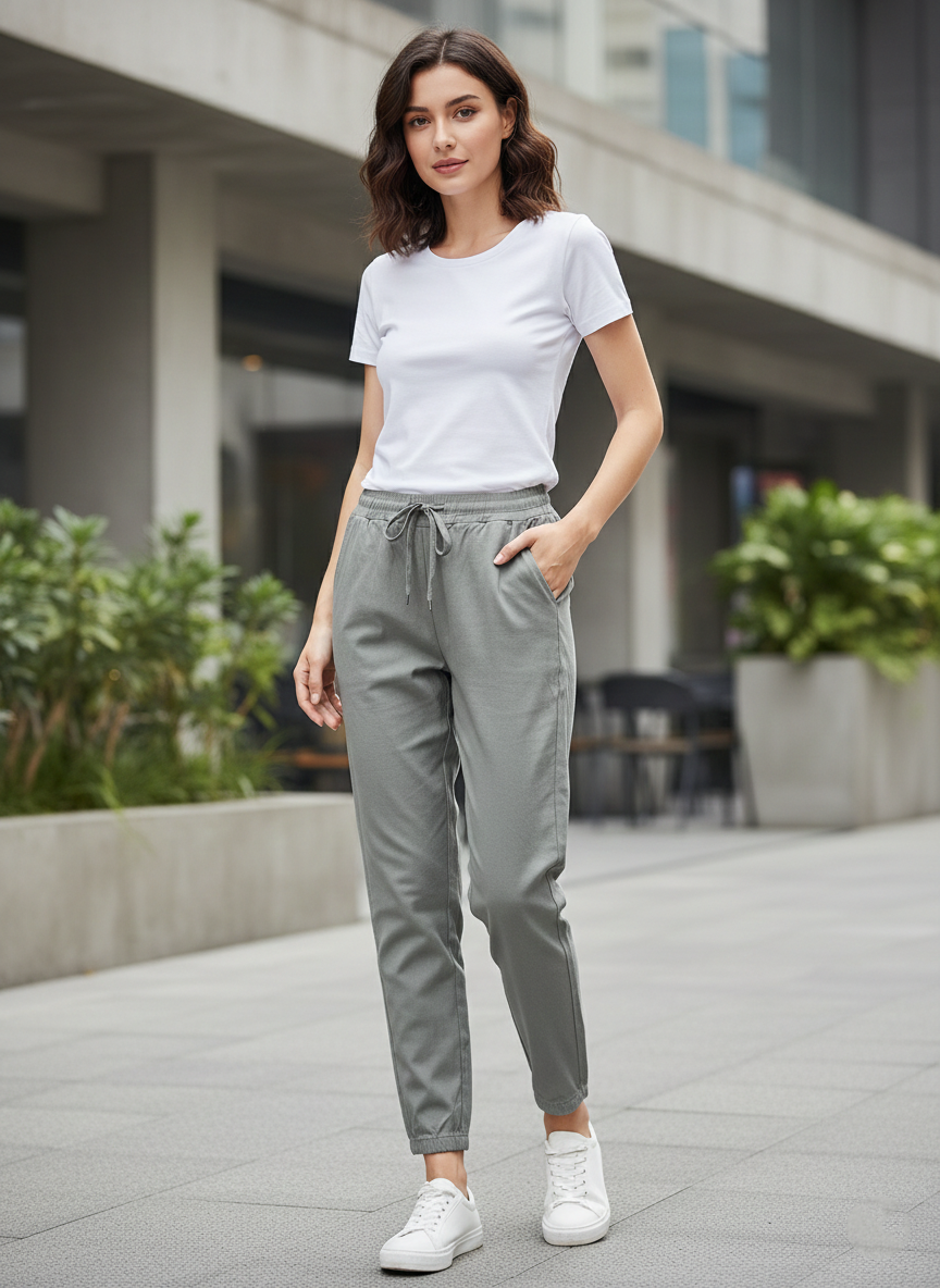Zush Ladies Drawstring Chino Pants