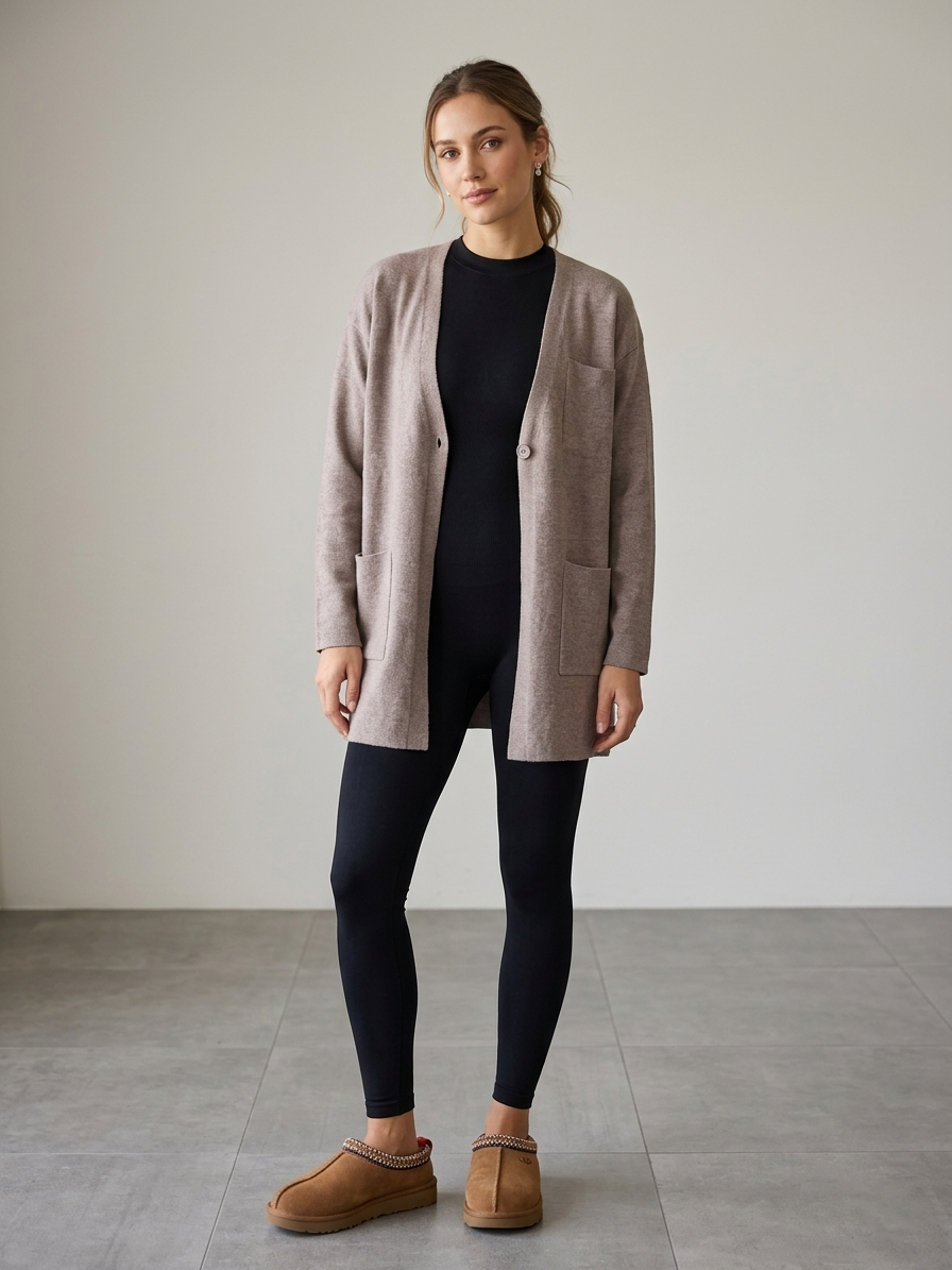 Zush Ladies Cashmere Mid Length Cardigan