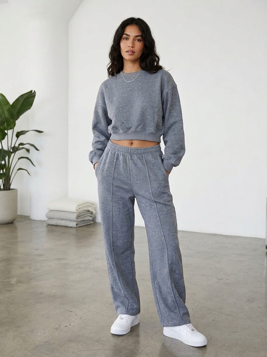 Zush Ladies 2-Piece Fleece Lined Jogger Set