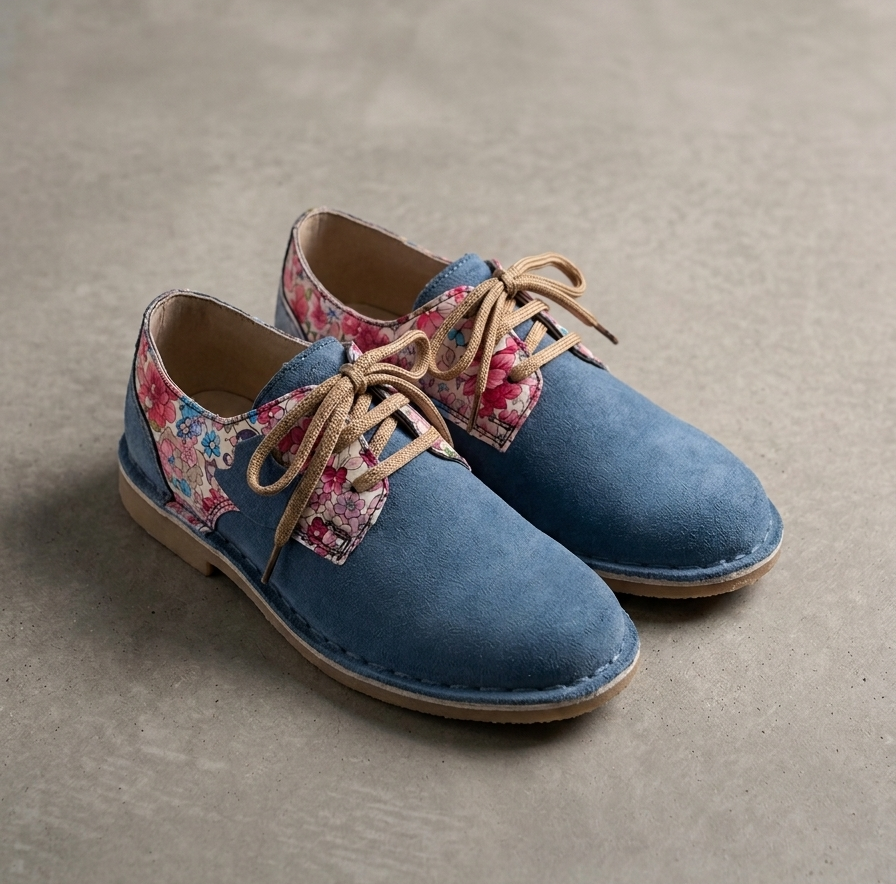Ladies Suade Leather Vellies