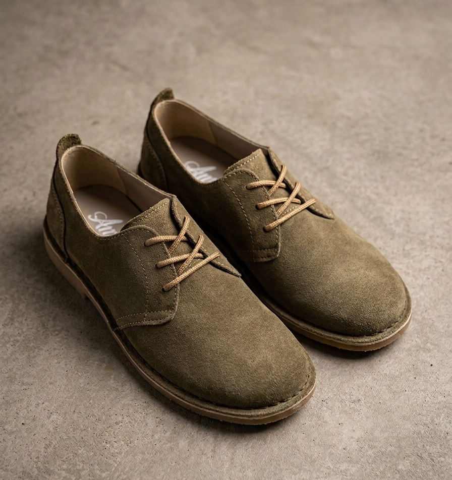 Ladies Suade Leather Vellies