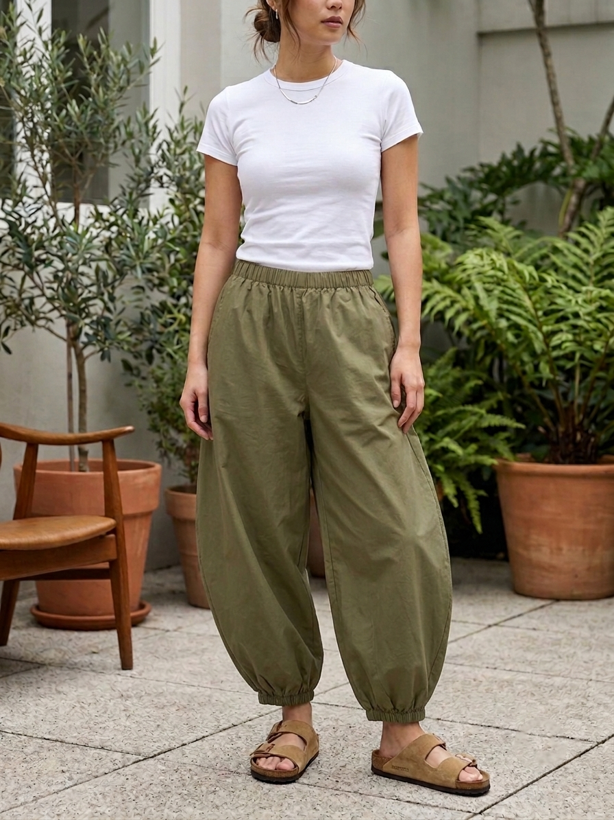Zush Ladies Lightweight Barrel Tracksuit Pants with pockets