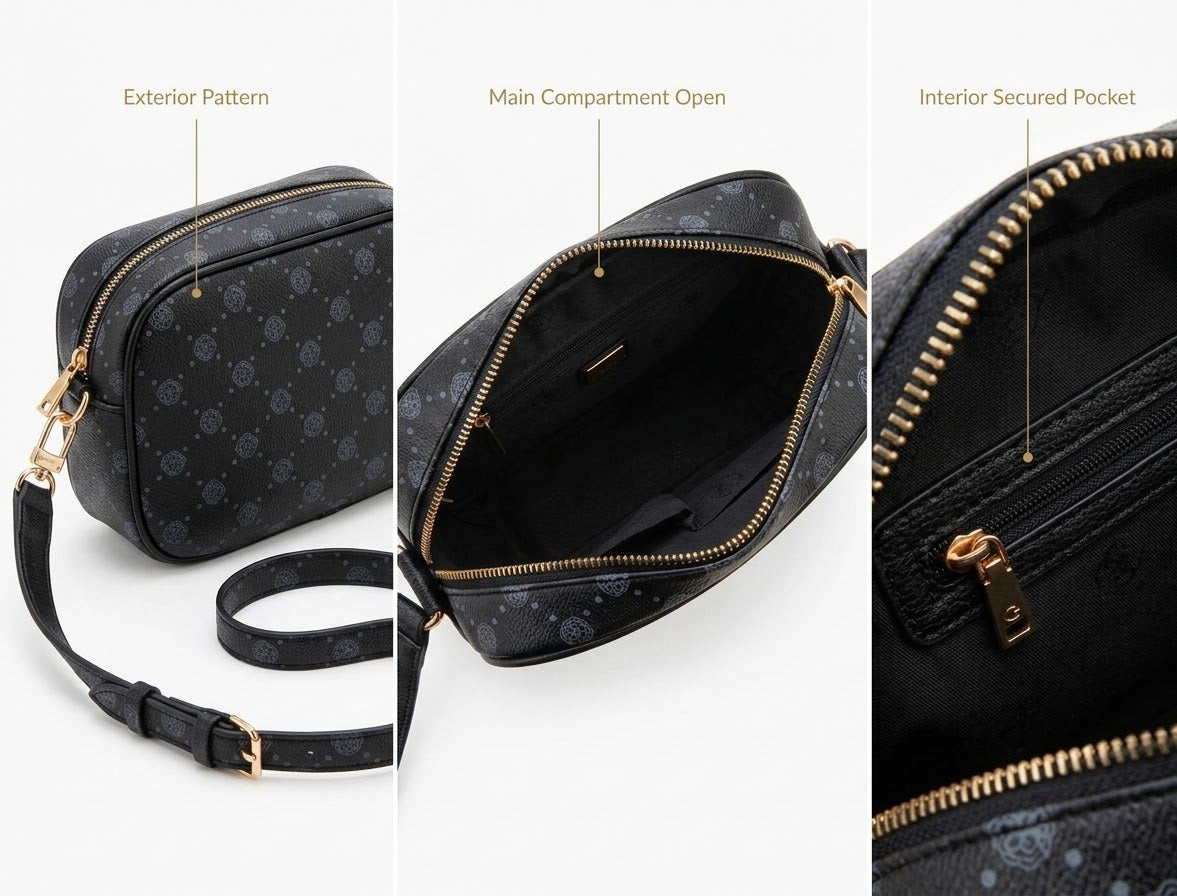 Valerie & Co. Monogram Cross Body Bag