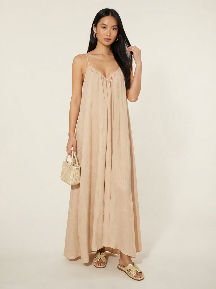Zush Ladies Breezy Spaghetti Strap Maxi Dress