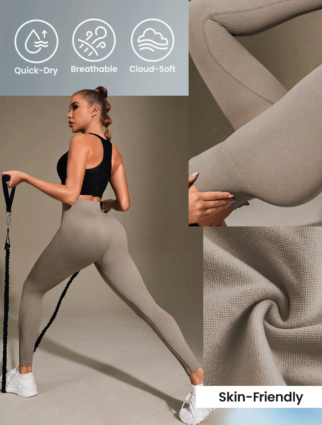 Zush Ladies Studio High Waisted Fitness Sports Leggings