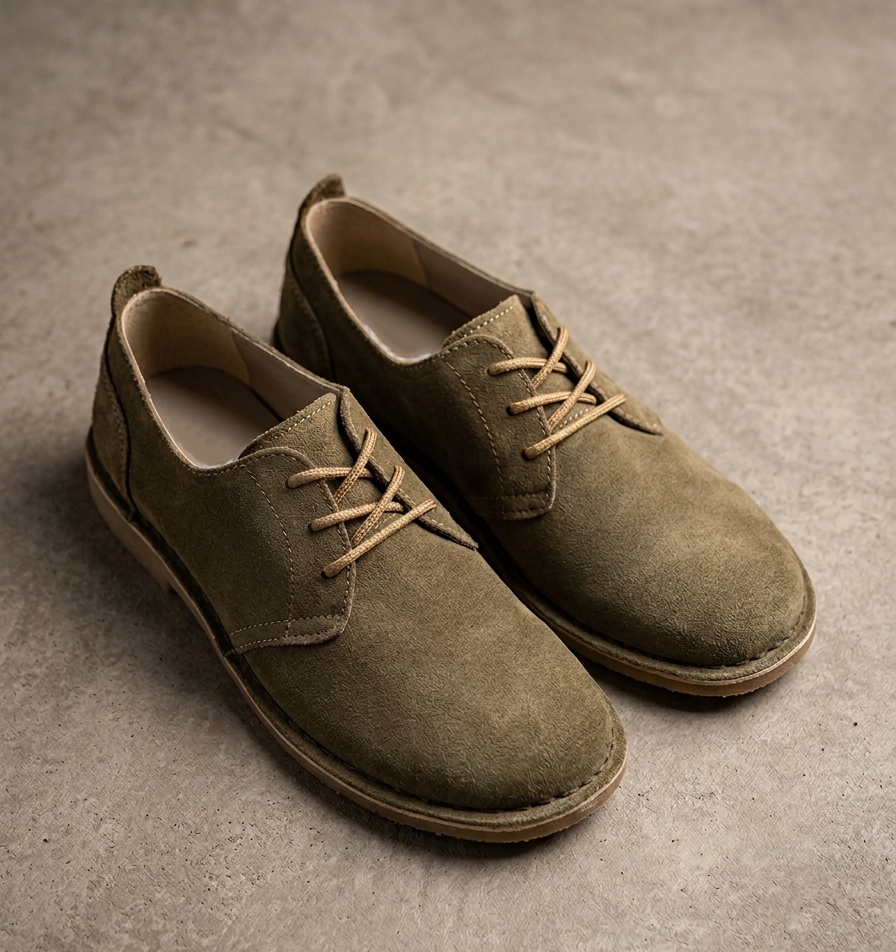 Ladies Suede Leather Vellies