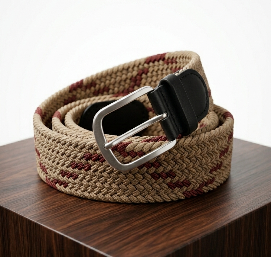 DailyLoops Large Braided Stretch Belt