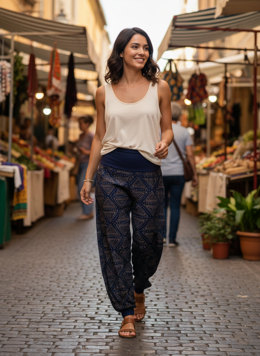 Zush Ladies Patterned Harem Pants