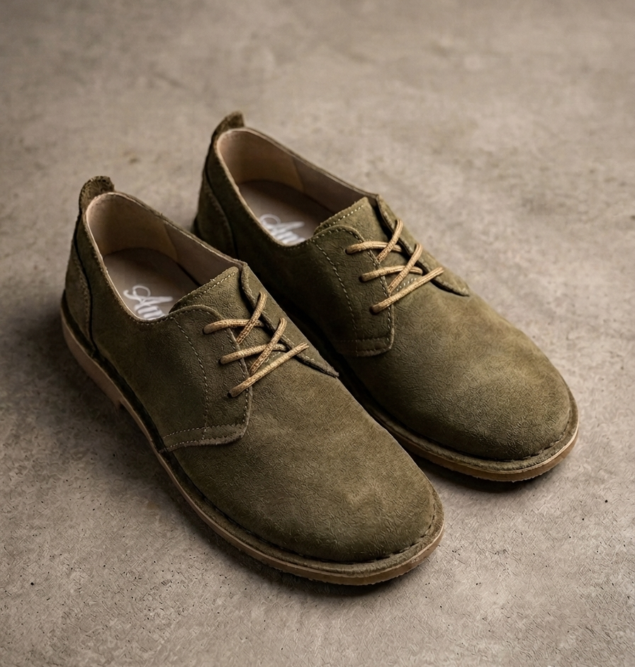 Ladies Suade Leather Vellies