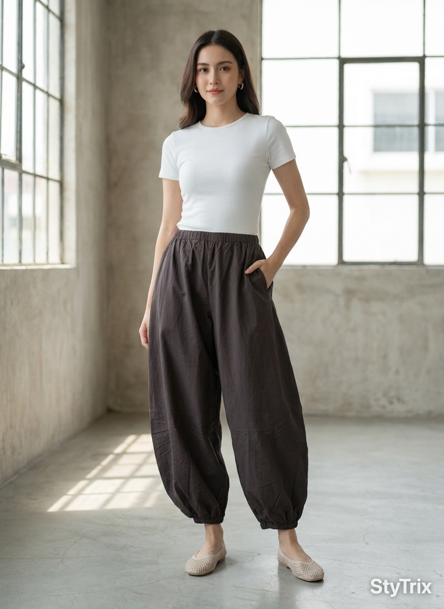 Zush Ladies Lightweight Barrel Tracksuit Pants with pockets