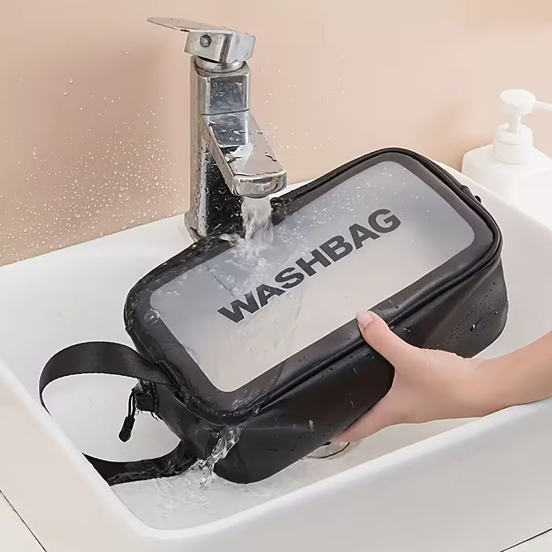 3 Piece Waterproof Toiletry Bag with Handle